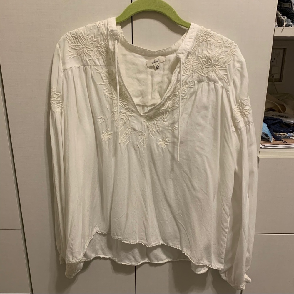 Wilfred embroidered blouse